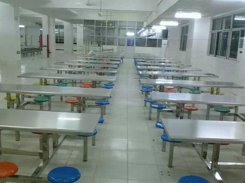 深圳电子厂不锈钢餐桌